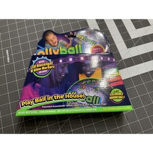 OLLYBALL GLOW PARTY NEW FOR INSIDE PLAY LED BLACKLIGHT & GLOW MARKERS BEST TOY J